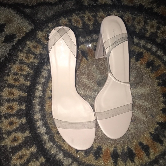 Qupid Shoes - Qupid Clear Heels